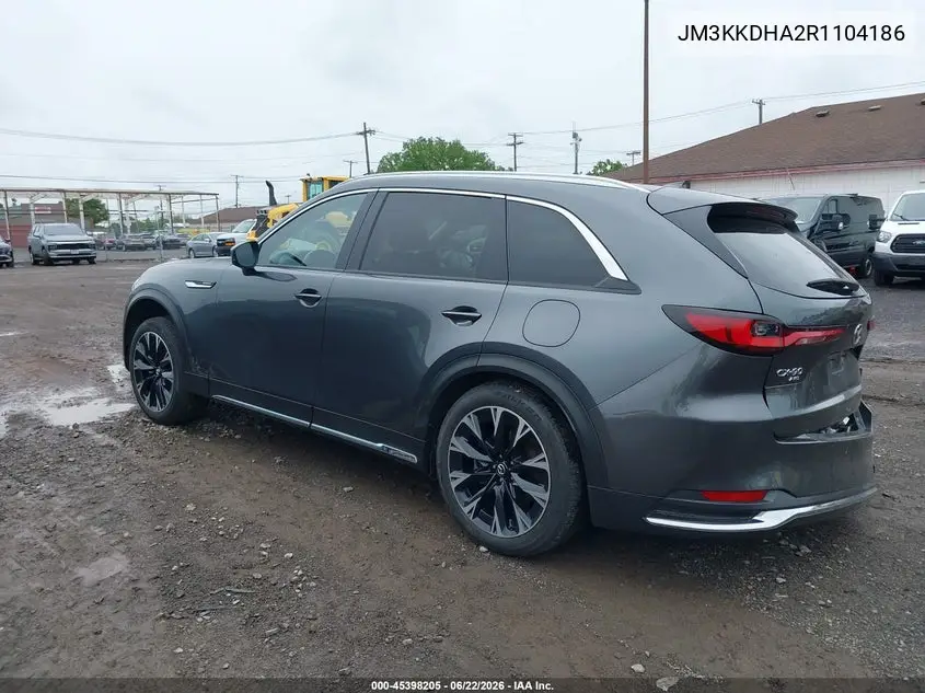 2024 Mazda Cx-90 Phev Premium VIN: JM3KKDHA2R1104186 Lot: 45398205