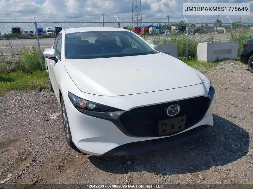 2025 Mazda Mazda3 VIN: JM1BPAKM8S1778649 Lot: 12642233