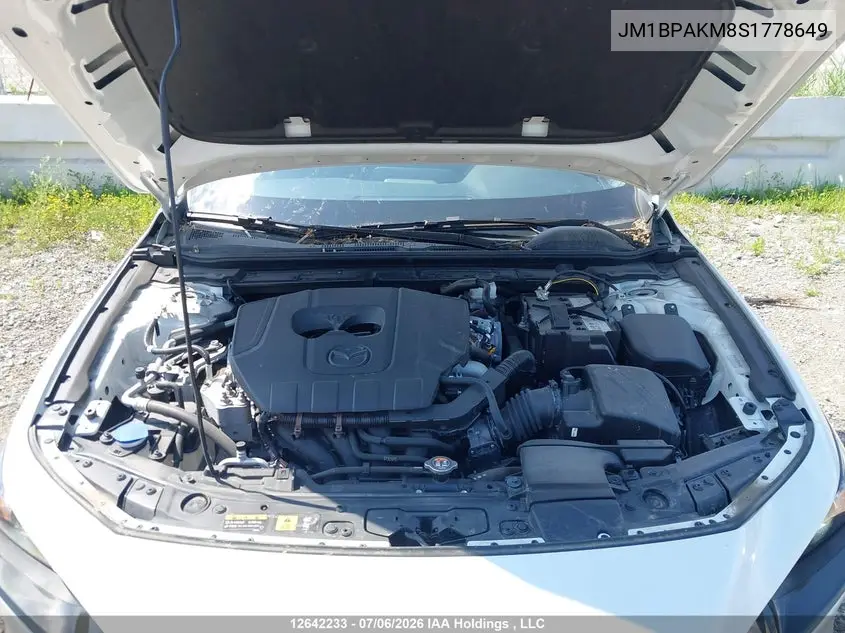 2025 Mazda Mazda3 VIN: JM1BPAKM8S1778649 Lot: 12642233
