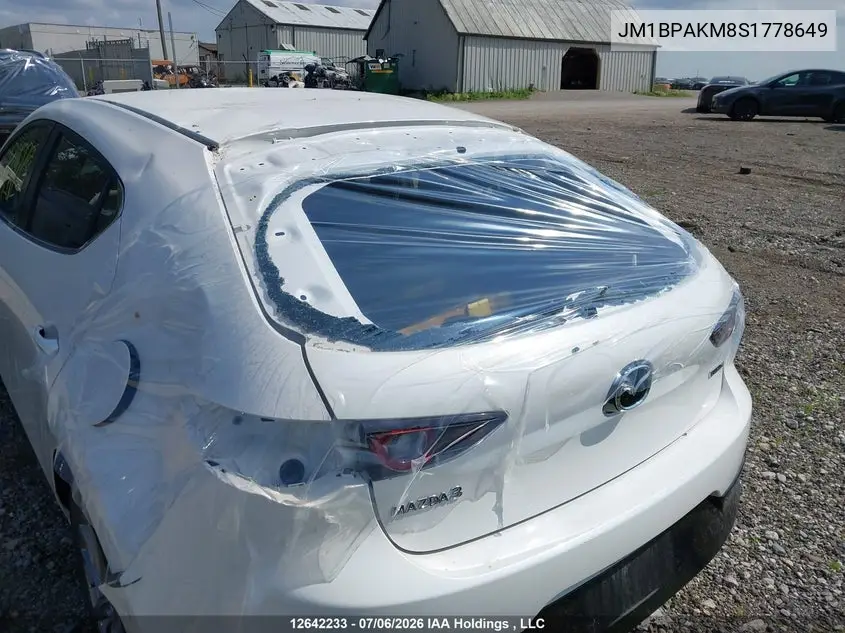 2025 Mazda Mazda3 VIN: JM1BPAKM8S1778649 Lot: 12642233