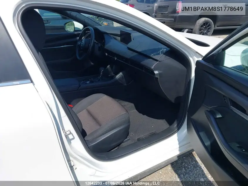 2025 Mazda Mazda3 VIN: JM1BPAKM8S1778649 Lot: 12642233