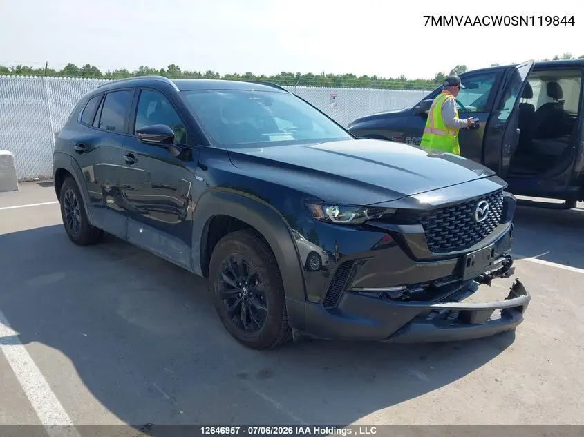 2025 Mazda Cx-50 Hybrid Gs-L/Kuro VIN: 7MMVAACW0SN119844 Lot: 12646957