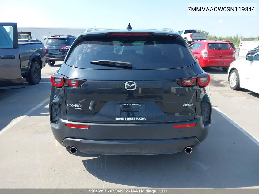 2025 Mazda Cx-50 Hybrid Gs-L/Kuro VIN: 7MMVAACW0SN119844 Lot: 12646957