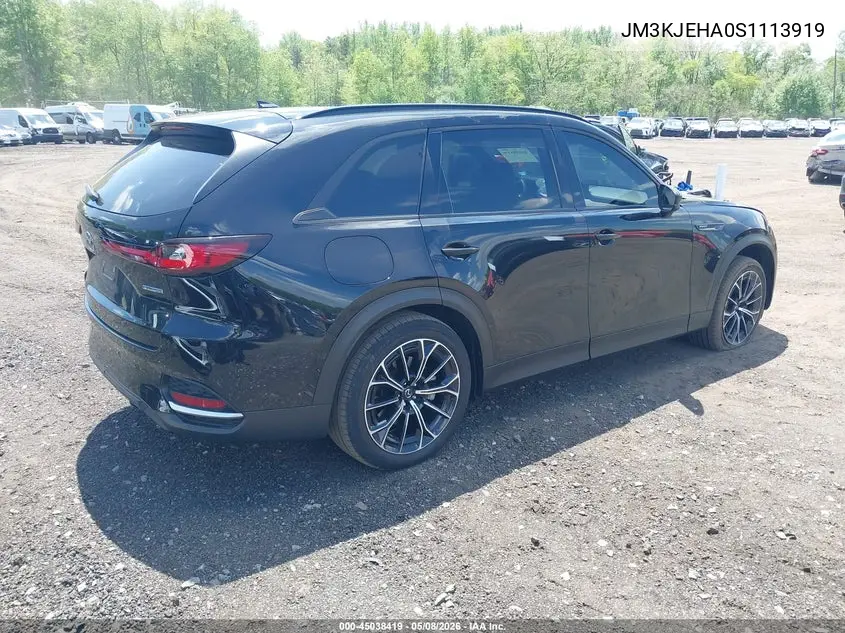 2025 Mazda Cx-70 Phev Premium Plus Package VIN: JM3KJEHA0S1113919 Lot: 45038419
