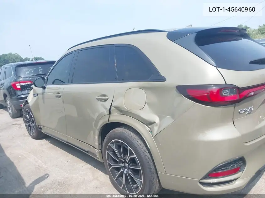 2025 Mazda Cx-70 3.3 Turbo S Premium Plus VIN: JM3KJEHC3S1124897 Lot: 45640960