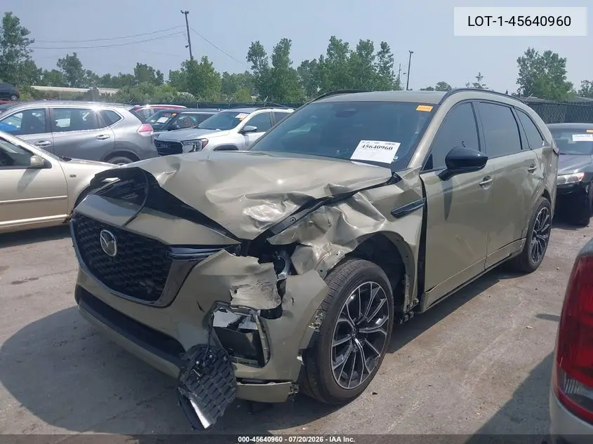 2025 Mazda Cx-70 3.3 Turbo S Premium Plus VIN: JM3KJEHC3S1124897 Lot: 45640960
