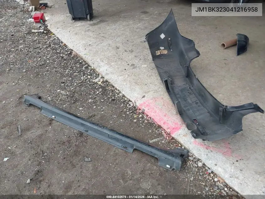 JM1BK323041216958 2004 Mazda Mazda3 S