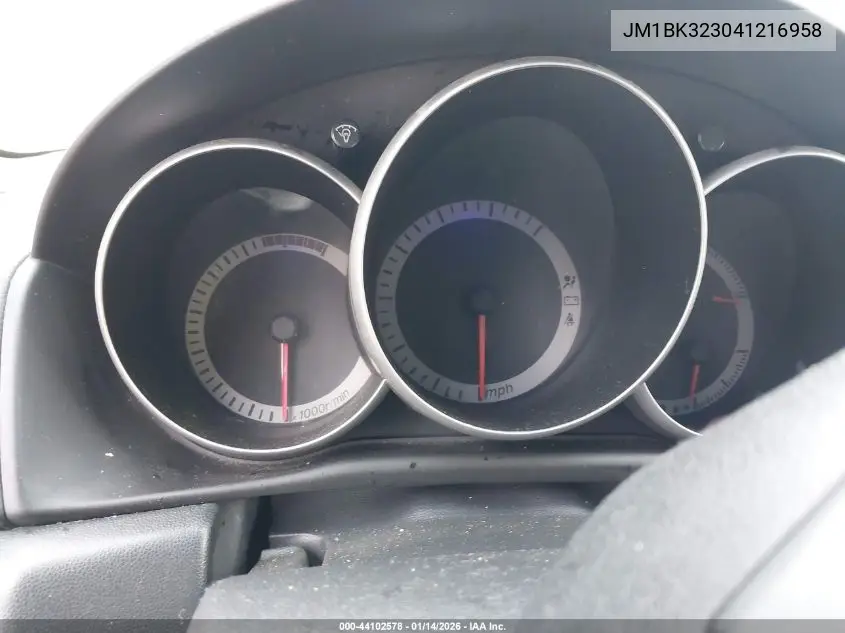JM1BK323041216958 2004 Mazda Mazda3 S