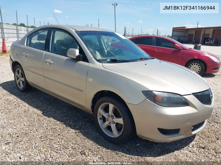 JM1BK12F341166944 2004 Mazda Mazda3 I