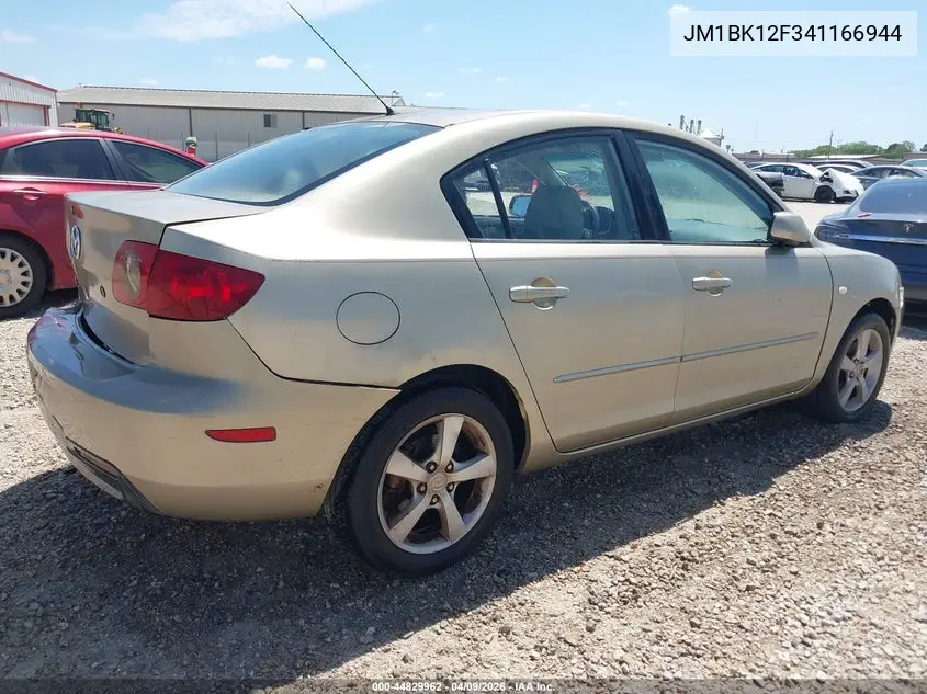 JM1BK12F341166944 2004 Mazda Mazda3 I