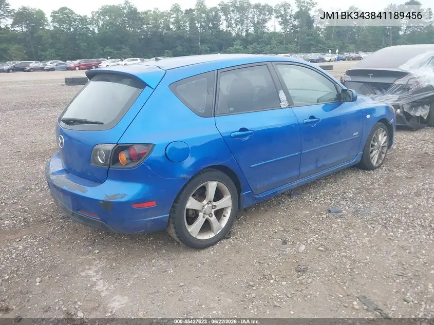 2004 Mazda Mazda3 S VIN: JM1BK343841189456 Lot: 45427623