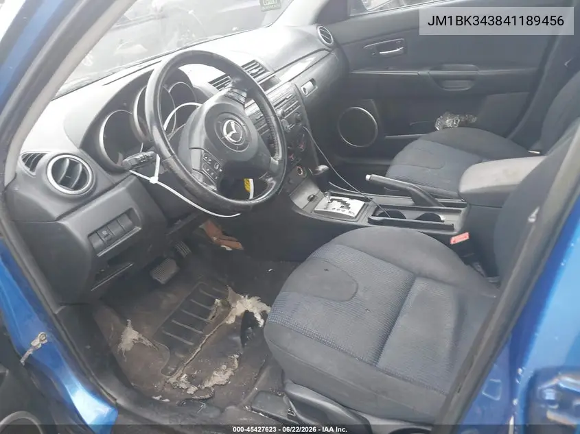 2004 Mazda Mazda3 S VIN: JM1BK343841189456 Lot: 45427623