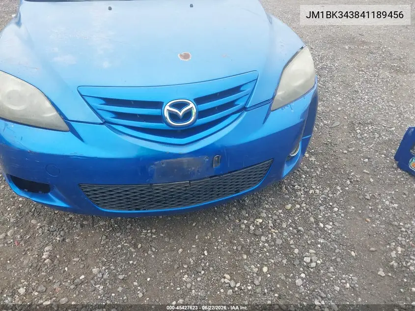 2004 Mazda Mazda3 S VIN: JM1BK343841189456 Lot: 45427623