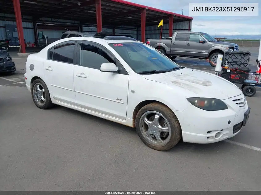 2005 Mazda Mazda3 S VIN: JM1BK323X51296917 Lot: 45221526