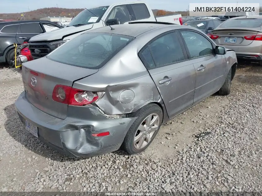 JM1BK32F161404224 2006 Mazda Mazda3 I