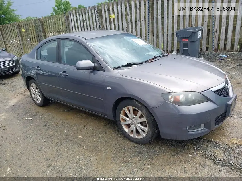 2007 Mazda Mazda3 I VIN: JM1BK32F471606394 Lot: 45232476