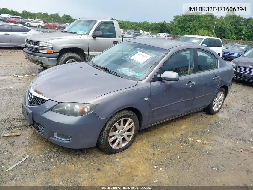 2007 Mazda Mazda3 I VIN: JM1BK32F471606394 Lot: 45232476