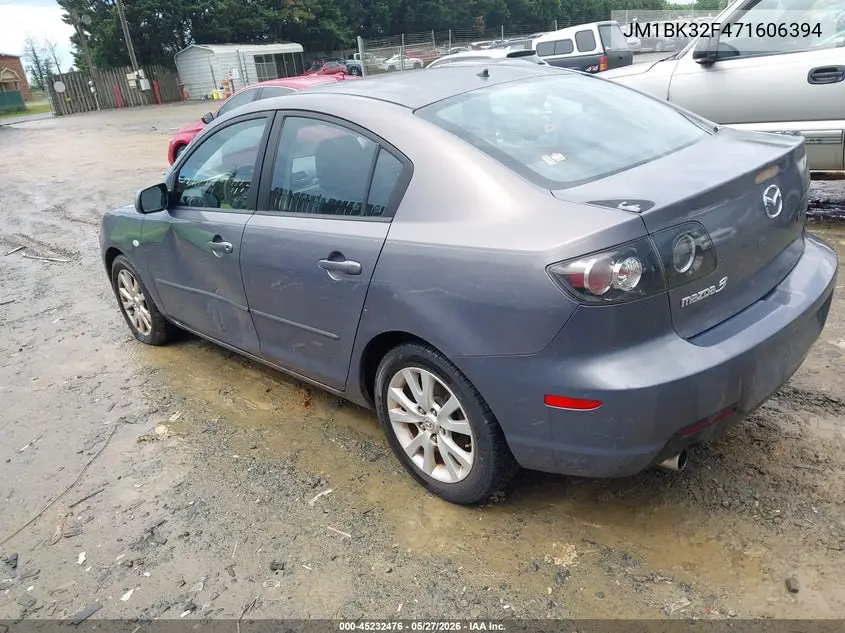 2007 Mazda Mazda3 I VIN: JM1BK32F471606394 Lot: 45232476