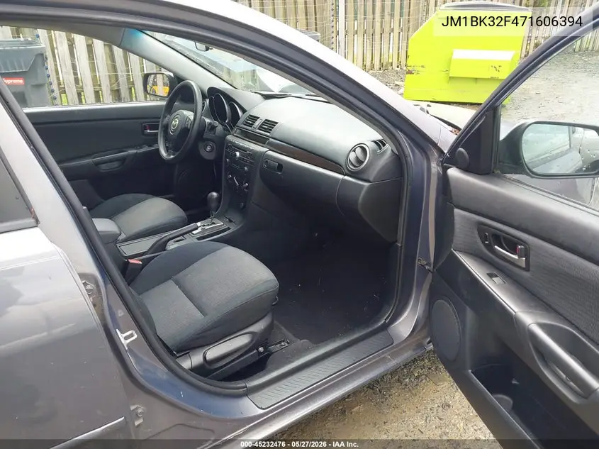 2007 Mazda Mazda3 I VIN: JM1BK32F471606394 Lot: 45232476