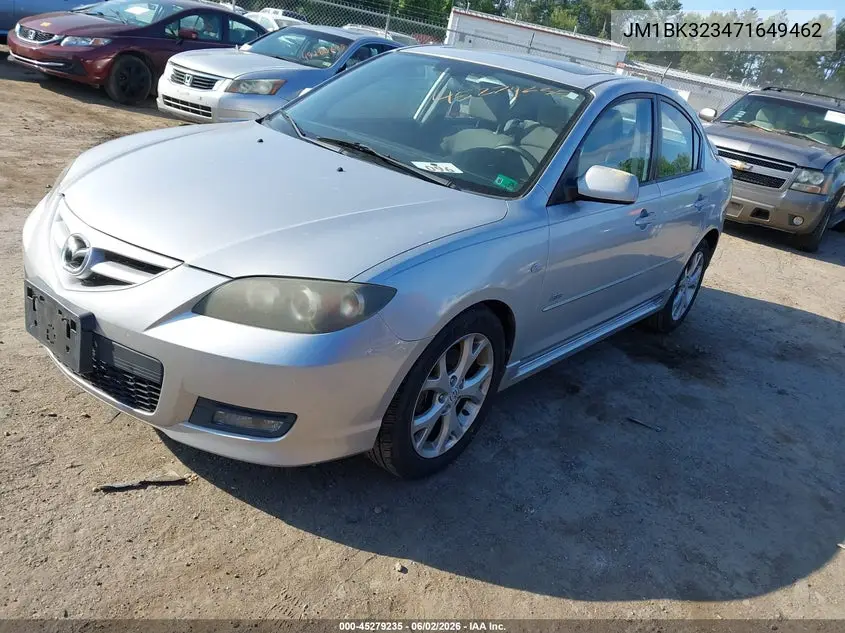 2007 Mazda Mazda3 S Touring VIN: JM1BK323471649462 Lot: 45279235