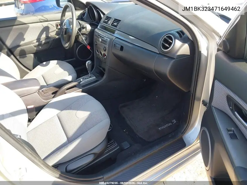 2007 Mazda Mazda3 S Touring VIN: JM1BK323471649462 Lot: 45279235