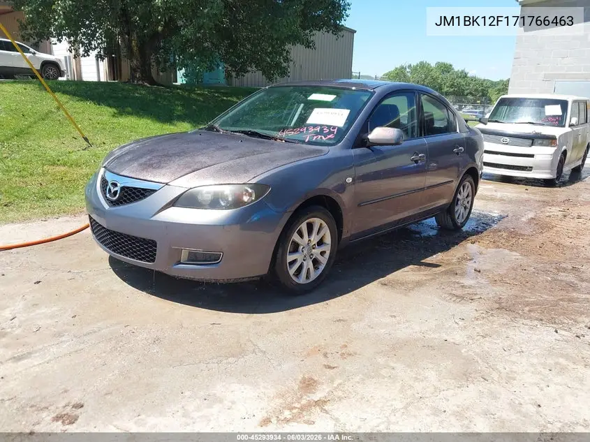 2007 Mazda Mazda3 I VIN: JM1BK12F171766463 Lot: 45293934