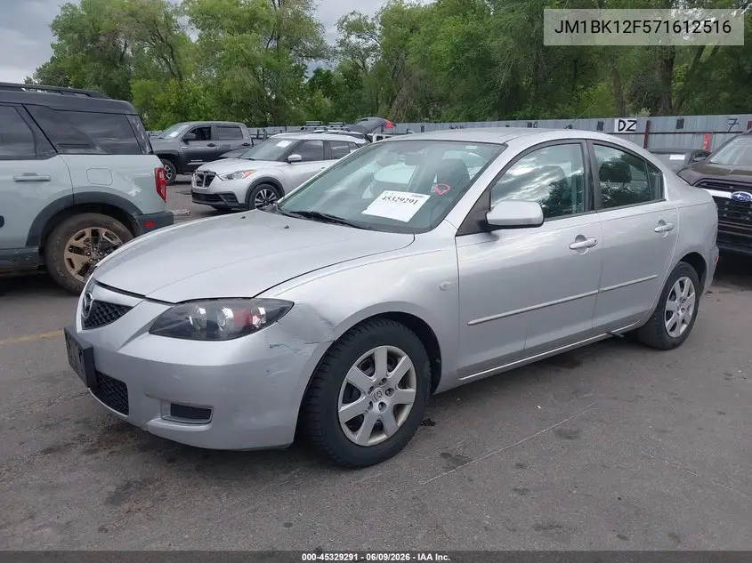 2007 Mazda Mazda3 I Sport VIN: JM1BK12F571612516 Lot: 45329291