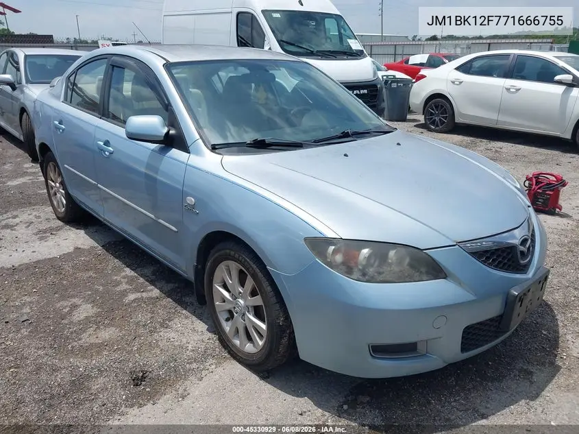 2007 Mazda Mazda3 I VIN: JM1BK12F771666755 Lot: 45330929