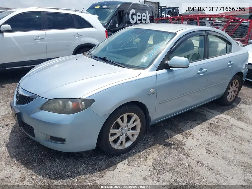 2007 Mazda Mazda3 I VIN: JM1BK12F771666755 Lot: 45330929