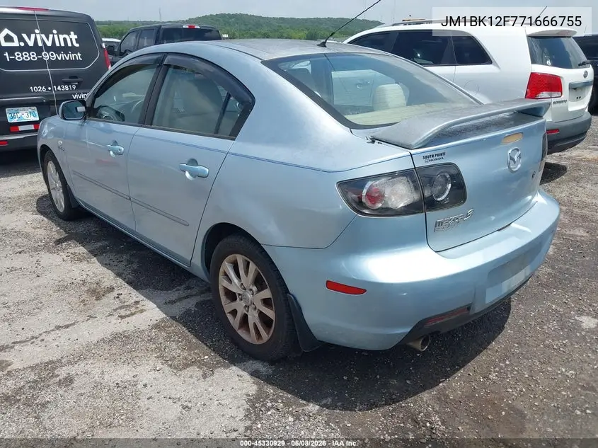 2007 Mazda Mazda3 I VIN: JM1BK12F771666755 Lot: 45330929