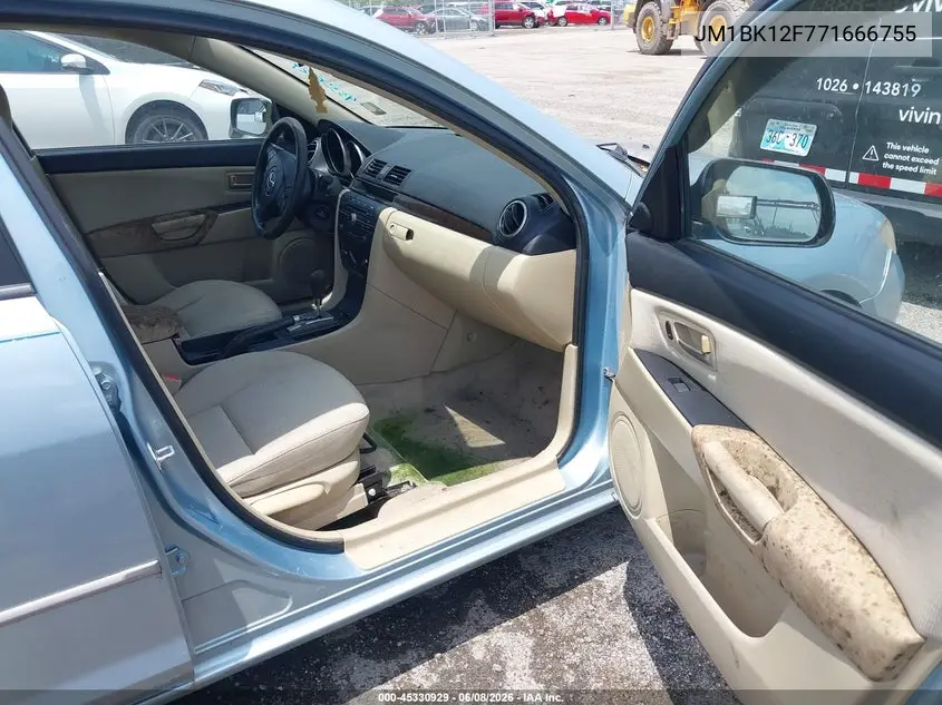 2007 Mazda Mazda3 I VIN: JM1BK12F771666755 Lot: 45330929
