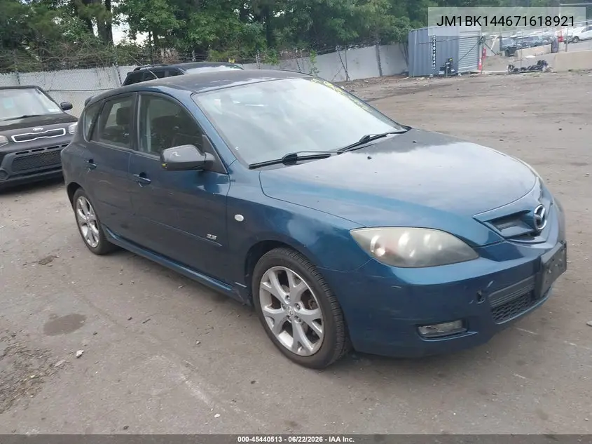 2007 Mazda Mazda3 S Sport VIN: JM1BK144671618921 Lot: 45440513