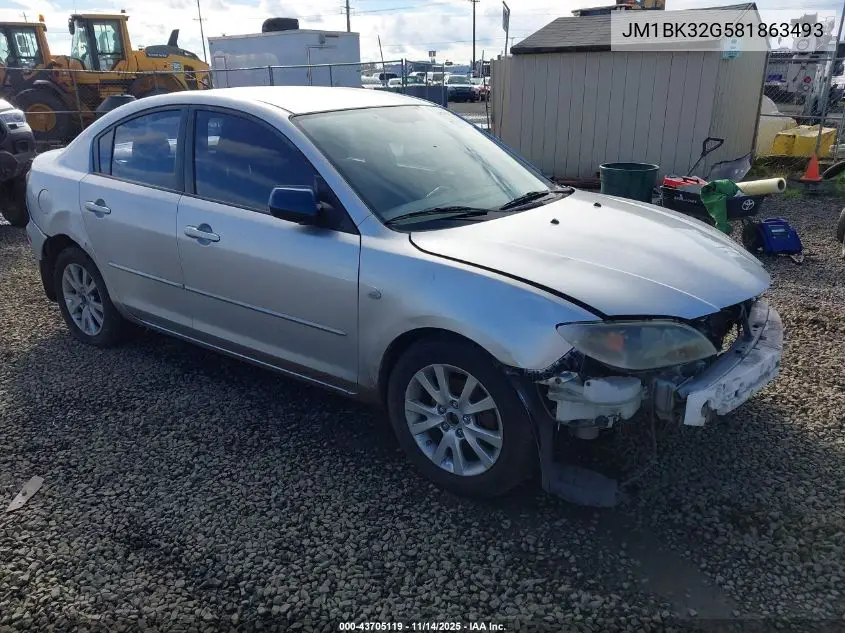 JM1BK32G581863493 2008 Mazda Mazda3 I