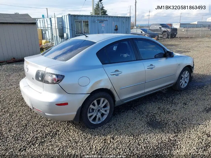 JM1BK32G581863493 2008 Mazda Mazda3 I