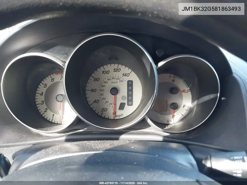 JM1BK32G581863493 2008 Mazda Mazda3 I