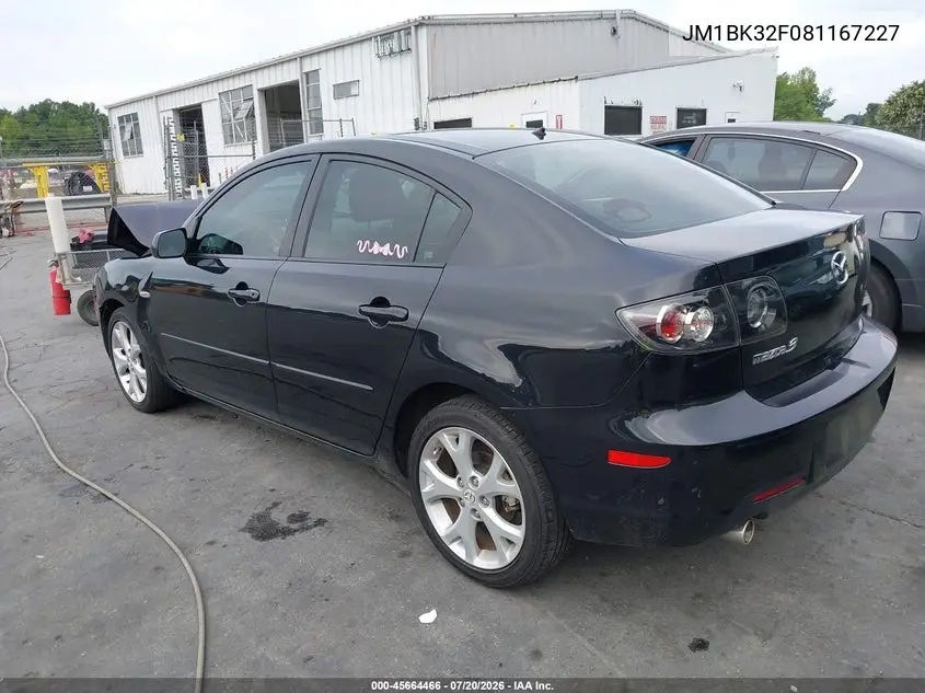 2008 Mazda Mazda3 I Touring Value VIN: JM1BK32F081167227 Lot: 45664466