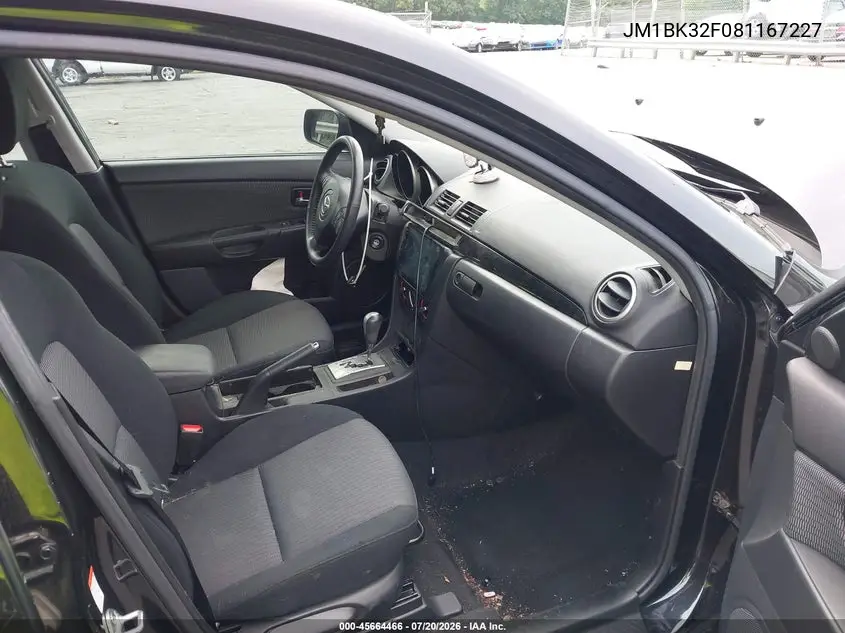 2008 Mazda Mazda3 I Touring Value VIN: JM1BK32F081167227 Lot: 45664466