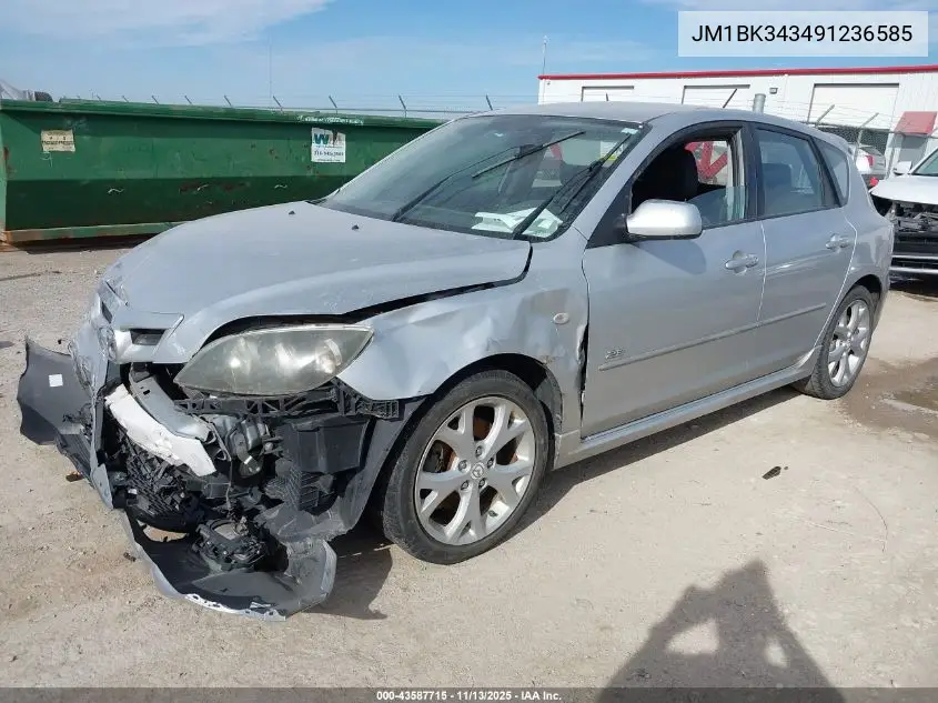 JM1BK343491236585 2009 Mazda Mazda3 S Touring