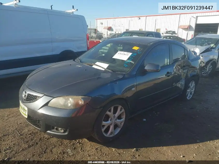 JM1BK32F091239447 2009 Mazda Mazda3 I