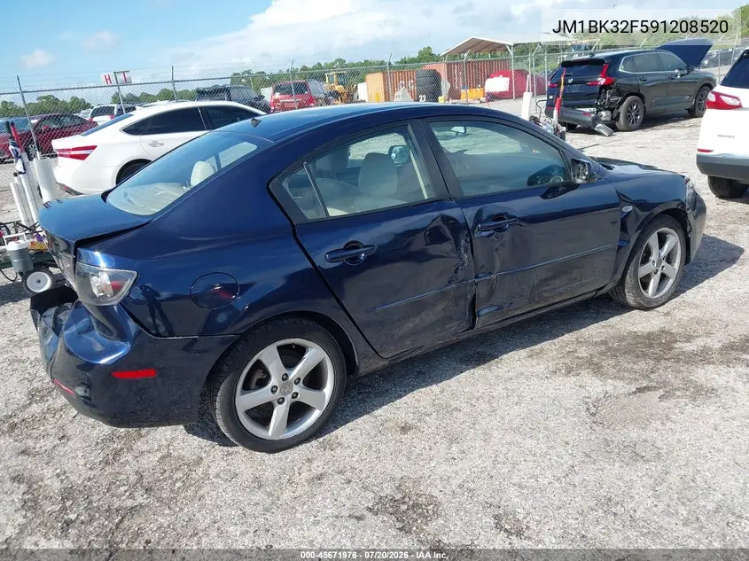 2009 Mazda Mazda3 I VIN: JM1BK32F591208520 Lot: 45671976