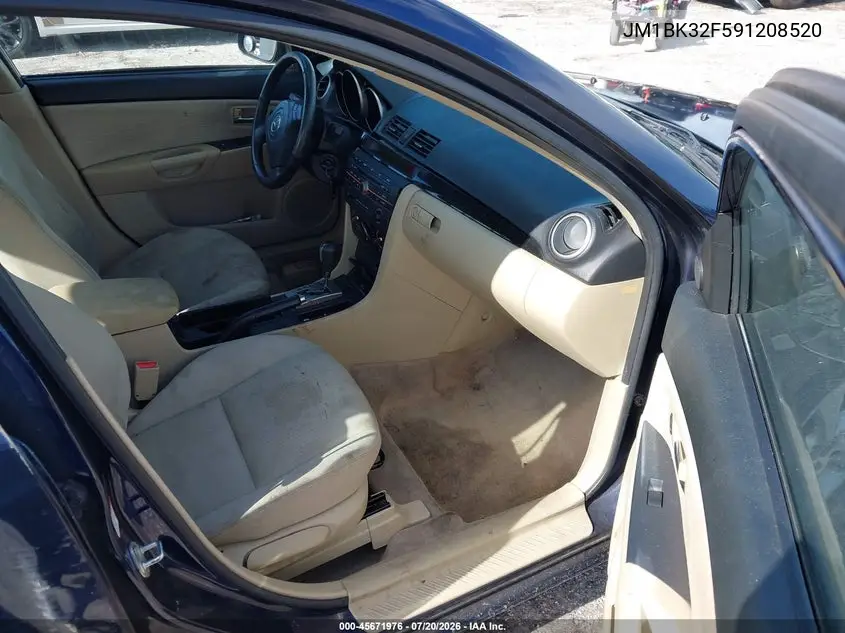 2009 Mazda Mazda3 I VIN: JM1BK32F591208520 Lot: 45671976
