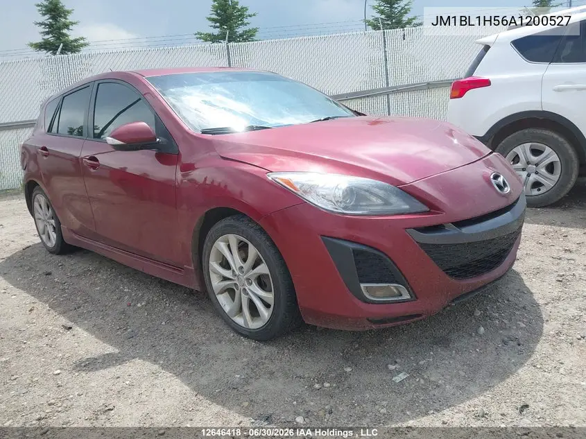 2010 Mazda Mazda3 Gs/Gt VIN: JM1BL1H56A1200527 Lot: 12646418