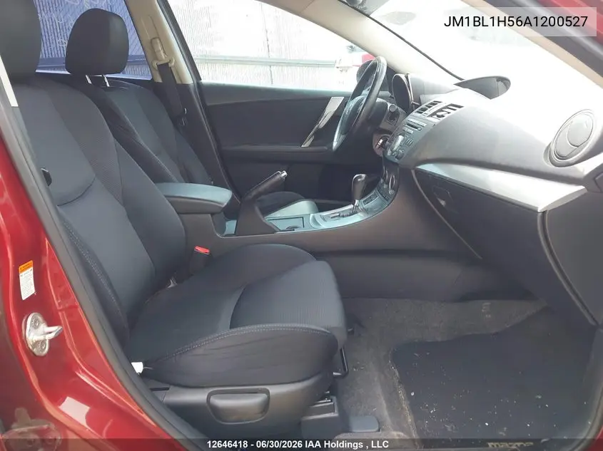 2010 Mazda Mazda3 Gs/Gt VIN: JM1BL1H56A1200527 Lot: 12646418