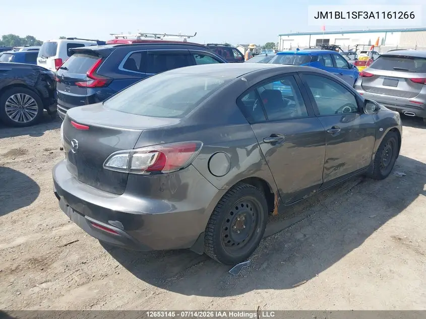2010 Mazda 3 VIN: JM1BL1SF3A1161266 Lot: 12653145