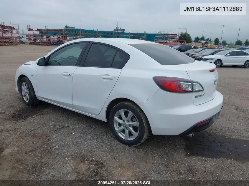 2010 Mazda 3 I VIN: JM1BL1SF3A1112889 Lot: 30094251