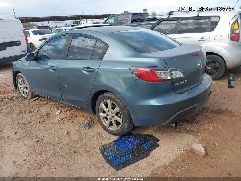 2010 Mazda Mazda3 I Touring VIN: JM1BL1SFXA1136784 Lot: 45663194