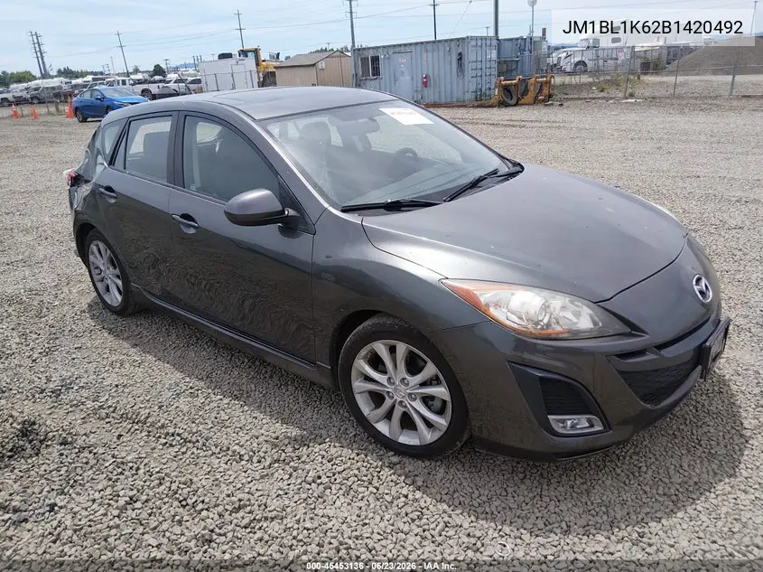 2011 Mazda Mazda3 S Sport VIN: JM1BL1K62B1420492 Lot: 45453136