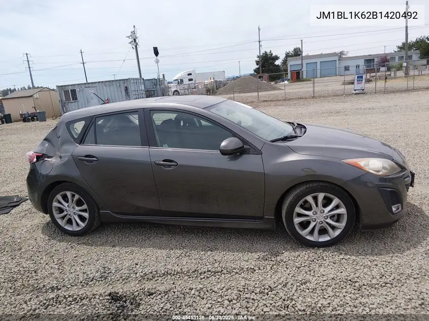 2011 Mazda Mazda3 S Sport VIN: JM1BL1K62B1420492 Lot: 45453136