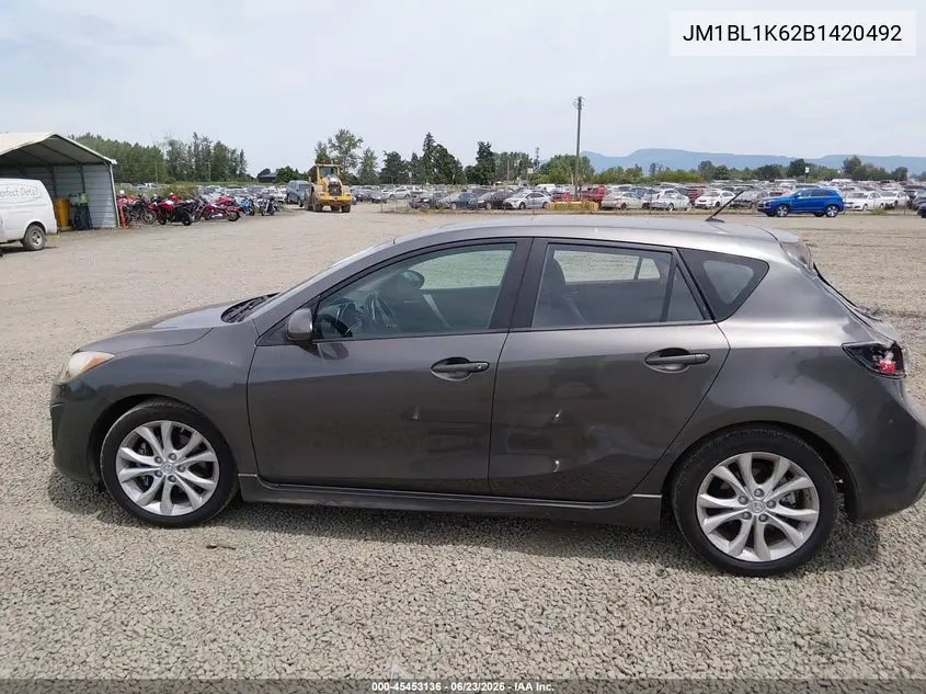 2011 Mazda Mazda3 S Sport VIN: JM1BL1K62B1420492 Lot: 45453136