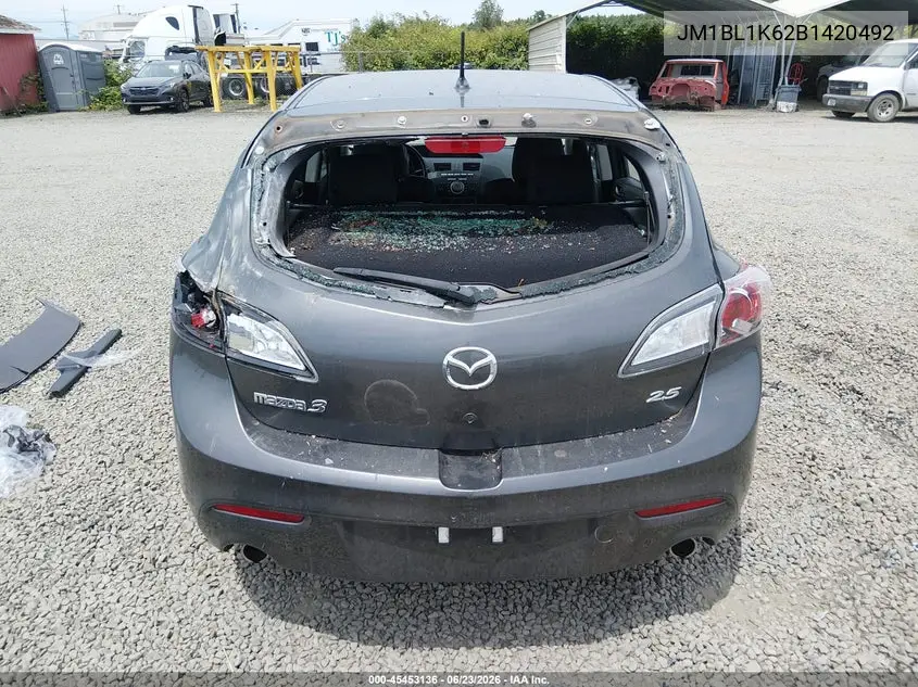 2011 Mazda Mazda3 S Sport VIN: JM1BL1K62B1420492 Lot: 45453136